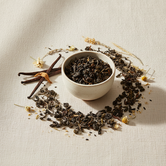 Ambiance thé Oolong vanille douce - Nuage Soyeux Thélindra