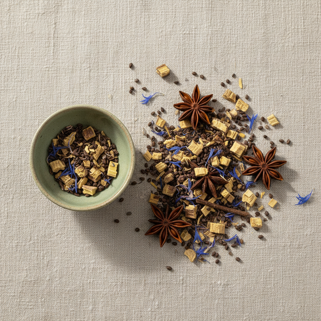 Ambiance tisane anis réglisse apaisante - Sérénité Intérieure Thélindra