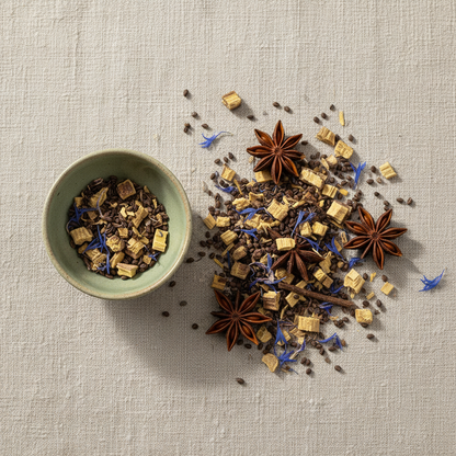 Ambiance tisane anis réglisse apaisante - Sérénité Intérieure Thélindra